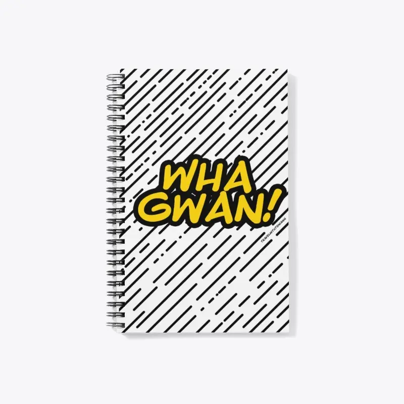 Wha Gwan Stripe Note Book